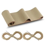 Car Genuine Leather Steering Wheel Cover, Diy Sewing With Glossy, Beige. Fixed Price $7.16.