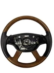 2010 Mercedes CL550 W216 Designo Black Leather Wood Trim Heated Steering Wheel. Fixed Price $195.00.