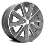 Ford Flex 09-12 Alloy Factory Wheel 5 V-spoke Silver Machined Accents. Fixed Price $258.96.