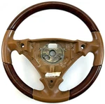 03-06 Porsche Cayenne Heated Wood Leather Steering Wheel Havanna Oem. Fixed Price $339.95.