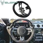 Fits 15-17 Mustang V4 Steering Wheel Carbon Fiber Leather W/black Red. Fixed Price $299.99.