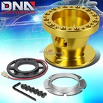 For 240SX 300ZX Sentra Maxima Gold Full Aluminum Steering Wheel Hub Adaptor Kit. Fixed Price $19.10.