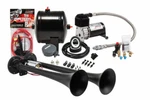 Kleinn HK2-1 Universal Black Dual Truck Horn Kit & 120 Psi Air Compressor 146 Db. Fixed Price $339.95.