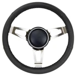 37-5265 GT3 Retro Wheel, Tuff Design, Leather With Horn Buttons. Fixed Price $180.00.