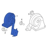 Ford Bronco 2021-2026 M2DZ13801A Horn. Fixed Price $40.31.