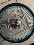 71-76 Chevrolet Caprice Dayton Wire Wheel 64 Curved Spokes Steering Gold. Fixed Price $1800.00.