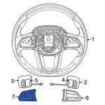 For Ram Promaster Ev 2025 7EL61LXFAA Left Steering Wheel Radio Controls. Fixed Price $148.35.
