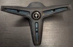 1970-1973 Mustang Mach Boss Grande Conv Orig Blue Rim Blow Steering Wheel Pad. Fixed Price $150.00.