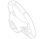 Genuine Mercedes-benz Steering Wheel 000-460-84-13-3D27. Fixed Price $1793.40.