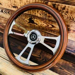 14" Wood Steering Wheel For Mercedes Benz R107 C107 W115 W123 W126 W201. Fixed Price $194.00.