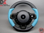 Rolls Royce Ghost Thick Flat Bottom Two Tone Turchese Black Napa Steering Wheel. Fixed Price $2995.00.