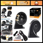 Farbin Car Kit With Button Waterproof 12V Super Loud Train Horns Electric. Fixed Price $41.99.