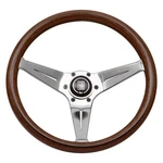 Nardi Italy Steering Wheel Deep Corn Wood Polished Spokes 350MM. Fixed Price $524.95.