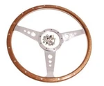 New Moto-lita 15" Wood Steering Wheel Genuine Made Uk Semi Dished. Fixed Price $439.95.