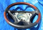 97-04 Mercedes R170 SLK320 SLK230 Oem Genuine Red Wood Leather Steering Wheel. Fixed Price $220.00.