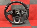 17-19 Audi Q7 Premium Plus Steering Wheel (black Heated Leather) (oem 62674368C). Fixed Price $249.99.