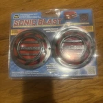 New Wolo Sonic Blast Universal Low And High Tone 118 Horn 308-2T Red Black. Fixed Price $30.00.