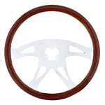 18" Chrome Designer Steering Wheel With Spoke - Boss. Fixed Price $175.99.