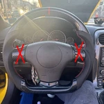 Hydro Dip Carbon Fiber Sport Flat Steering Wheel For Corvette C6 Z06 ZR1 06-11. Fixed Price $198.55.