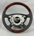 Original Steering Wheel Mercedes W211 Wood Root Nut Dark For Elegance Equipment. Fixed Price $803.92.
