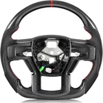 Carbon Fiber Steering Wheel Fit Ford F-150 Raptor 2017-2020 D-shaped With Heated. Fixed Price $314.99.