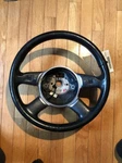 Oem 2004-2008 Audi A8 Steering Wheel Black Leather Spoke 4E0000124A. Fixed Price $30.59.