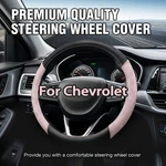 Steering Wheel Cover Genuine Leather For Chevy Silverado 1500 2500 Hd Black&pink. Fixed Price $22.99.