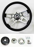 69-93 Buick Skylark Sport Grant Black 4 Spoke Steering Wheel 13 1/2". Fixed Price $159.49.