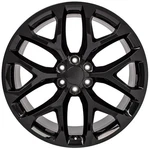 24" Gloss Black Wheel Fits 1995-2023 Chevy Tahoe RVO2399. Fixed Price $387.95.