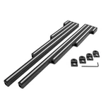 Billet BLK69520 Wire Loom Aluminum Black With Ball Milled Accents Pair. Fixed Price $147.34.