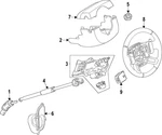 Genuine Land-rover Steering Wheel LR183010. Fixed Price $1221.77.