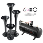 Train Horns 4 Trumpet Air Kit 150DB 12V 120PSI Compressor. Fixed Price $160.38.