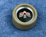 68 Pontiac Firebird 400 H/o Gold Deluxe Steering Wheel Horn Button. Fixed Price $199.95.
