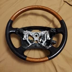 03-09 Lexus GX470 Toyota 4RUNNER Steering Wheel Leather Black Woodgrain Oem. Fixed Price $239.98.