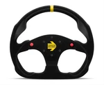 Momo Italy R1960/32SHB Racing Steering Wheels, Mod 30, Black Suede W/ Buttons. Fixed Price $246.99.
