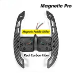 Carbon Fiber Steering Wheel Magnetic Paddle Shifters Fit Vw Golf MK7 Gti 15-19. Fixed Price $129.00.
