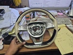 14-17 Mercedes S550 Coupe Beige Wood Leather Steering Wheel Oem 217 S63 S65. Fixed Price $332.49.