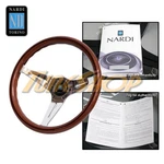 Italy Nardi Rally Deep Corn 350MM Steering Wheel Mahogany Wood Polish Spoke. Fixed Price $499.95.
