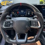 Real Carbon Fiber Sport Steering Wheel Fit 2024+ Ford Mustang S650 Gt No Heated. Fixed Price $299.00.
