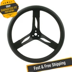 Quickcar 68-003 Black 15" Steel Steering Wheel. Fixed Price $76.22.