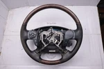 Good Cond Black 2007-2013 Oem Toyota Tundra Sequoia Leather Wood Steering Wheel. Fixed Price $84.99.