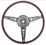 1965/66 Mustang Wood Grain Pony Steering Wheel. Fixed Price $375.00.