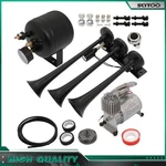 For Truck Train Van 150PSI Compressor 0.5G Tank 3 Trumpets Air Horn Kit. Fixed Price $110.13.