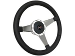 1990-96 C4 Corvette S9 Leather Steering Wheel Chrome Kit, Non Tele Hub Adapter. Fixed Price $332.99.