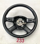 05-11 Audi A6 Quattro Leather Steering Wheel W/ Multifunction Switch Black Oem. Fixed Price $68.59.