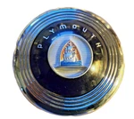 1946-1948 Plymouth P15 Deluxe, Special Deluxe: Steering Wheel Center Cap 1115946. Fixed Price $79.95.