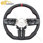 Full Leather Flat Steering Wheel Ford Mustang Gt 2004-2009 Red Stitching. Fixed Price $299.00.