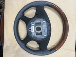 Mercedes Benz Steering Wheel A2044602003 Burred Walnut Wood Leather Oem Factory. Fixed Price $195.00.