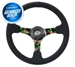 New Nrg Deep Dish Steering Wheel 3" Tropical Hydro Dip 350MM RST-036TROP-S. Fixed Price $198.00.