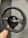 Audi RS4 Flat Bottom Steering Wheel A4 RS3 RS5 RS6 A5 Q5 Q7 A8 Line. Fixed Price $599.00.
